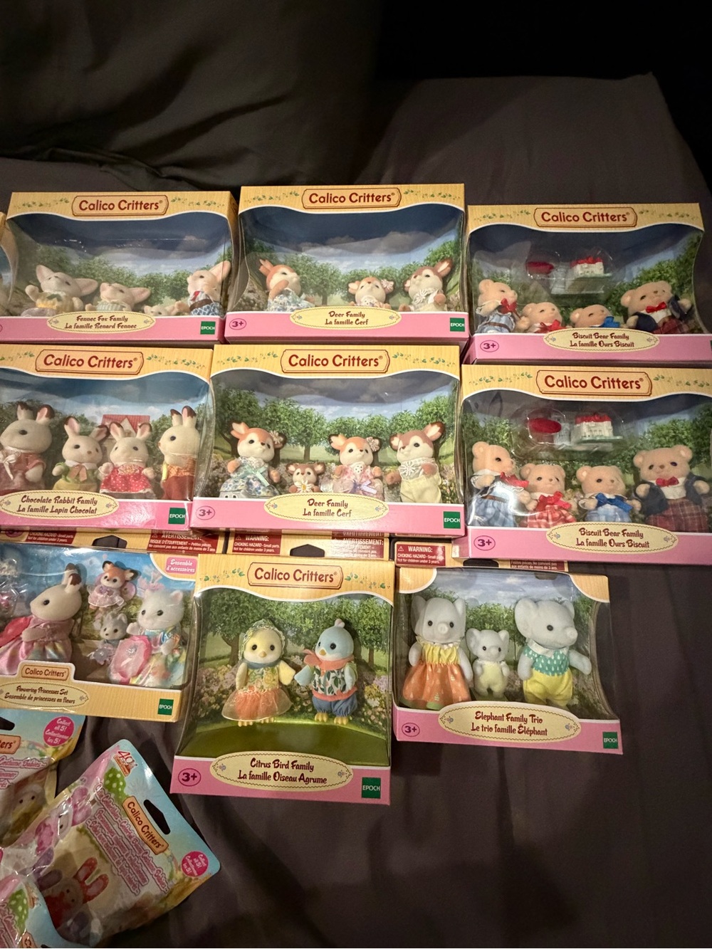 sylvanian / calico critters family set!